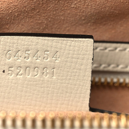 Gucci GG Supreme Monogram Small Horsebit 1955 Shoulder Bag Beige Mystic White 7 of 9