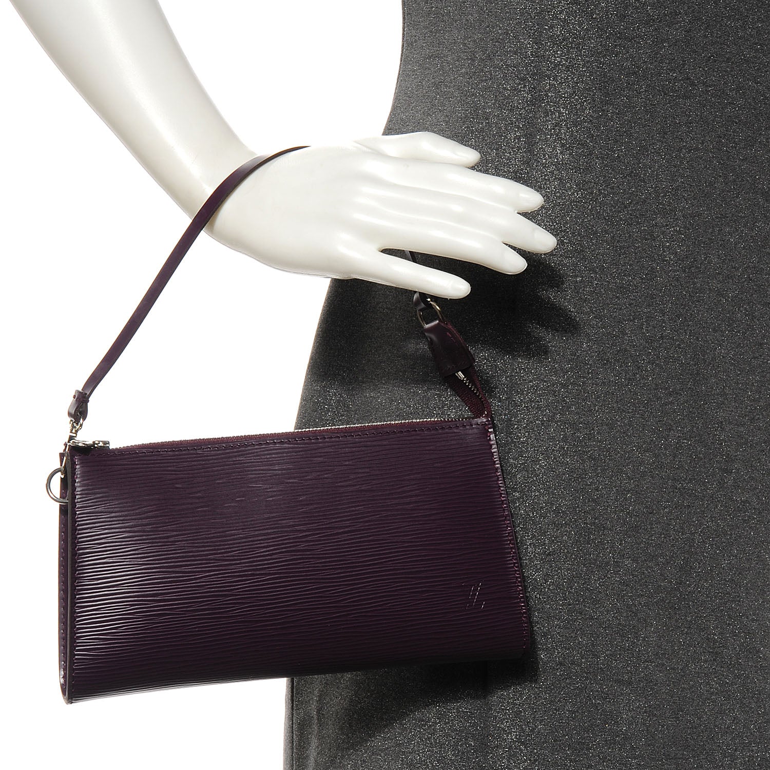 Louis Vuitton Epi Pochette Accessories 24 Cassis Purple 2 of 8