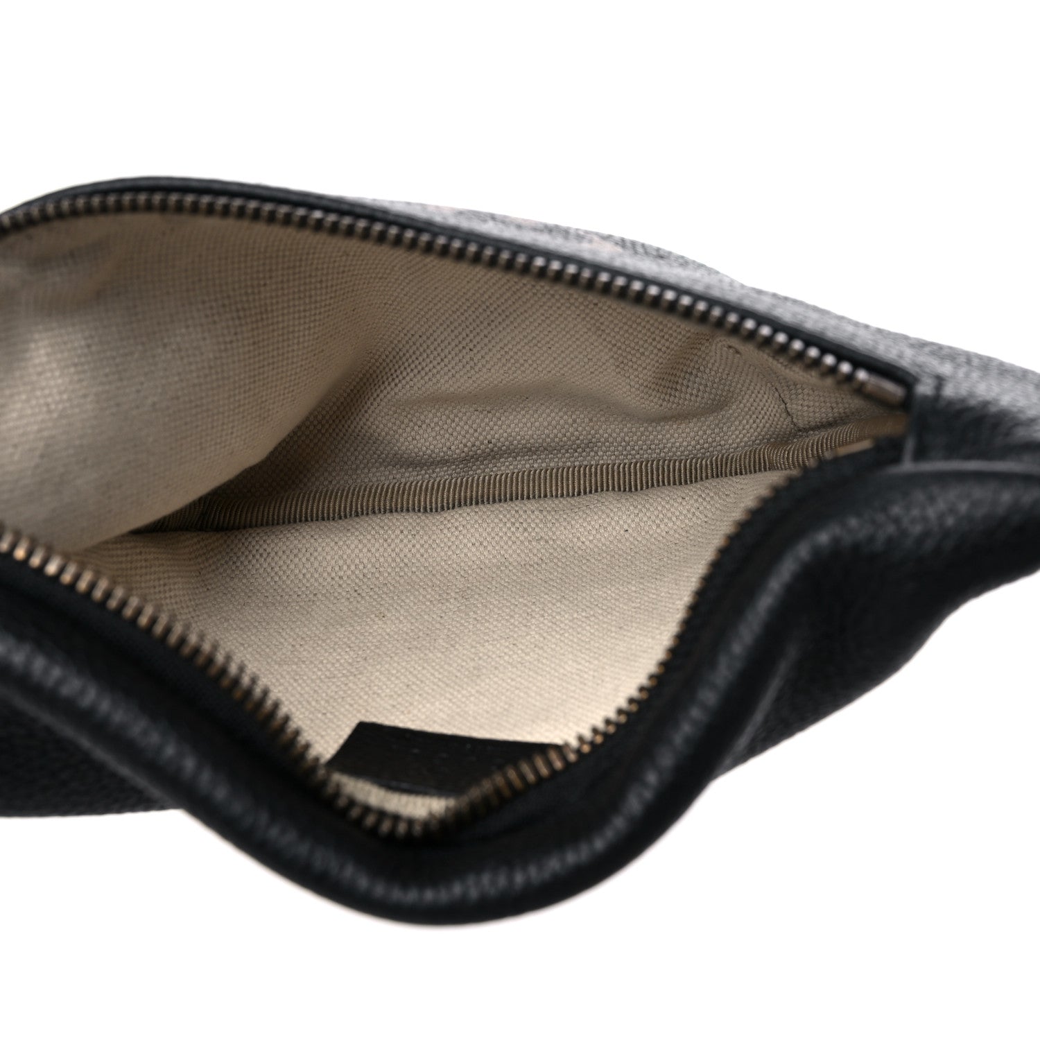 Gucci Grained Calfskin Small Logo Belt Bag Black 5 of 11