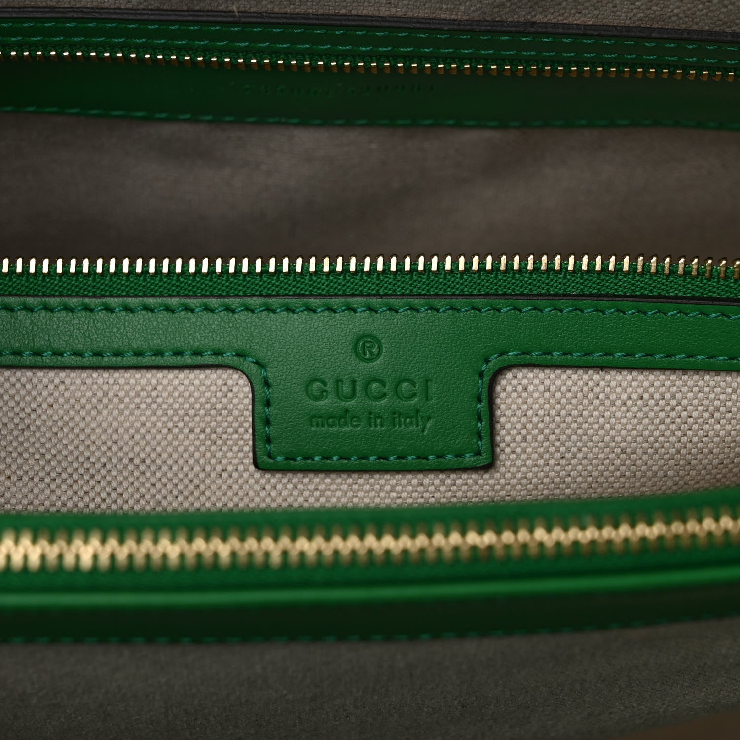 Gucci Calfskin GG Matelasse Tote Bag Bright Green 5 of 7