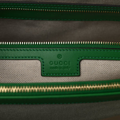 Gucci Calfskin GG Matelasse Tote Bag Bright Green 5 of 7
