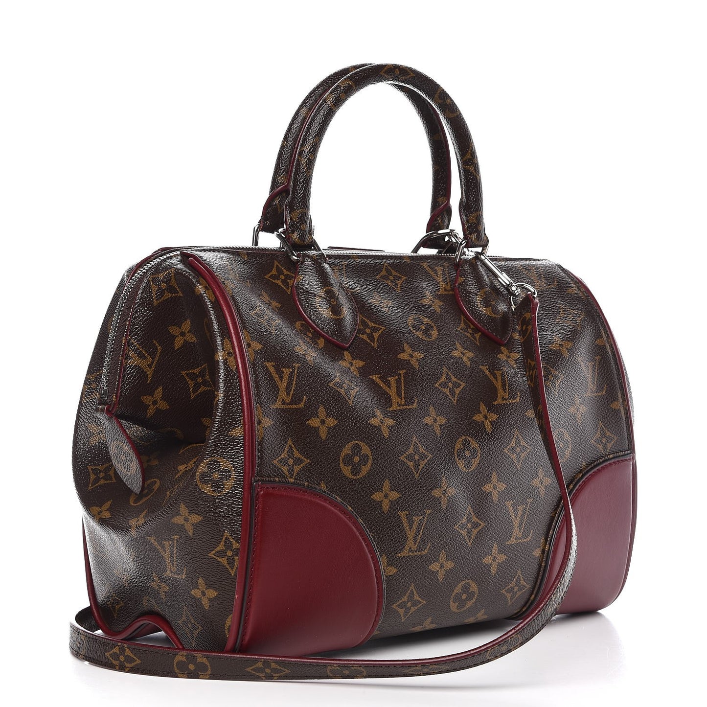 Monogram Shine Doc PM Bordeaux