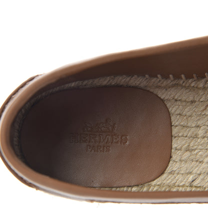 Hermes Calfskin Mens Trip Espadrilles 42 Naturel Safari 8 of 11