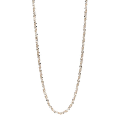 Tiffany Sterling Silver 14K Yellow Gold Rope Chain Necklace 24" 1 of 4