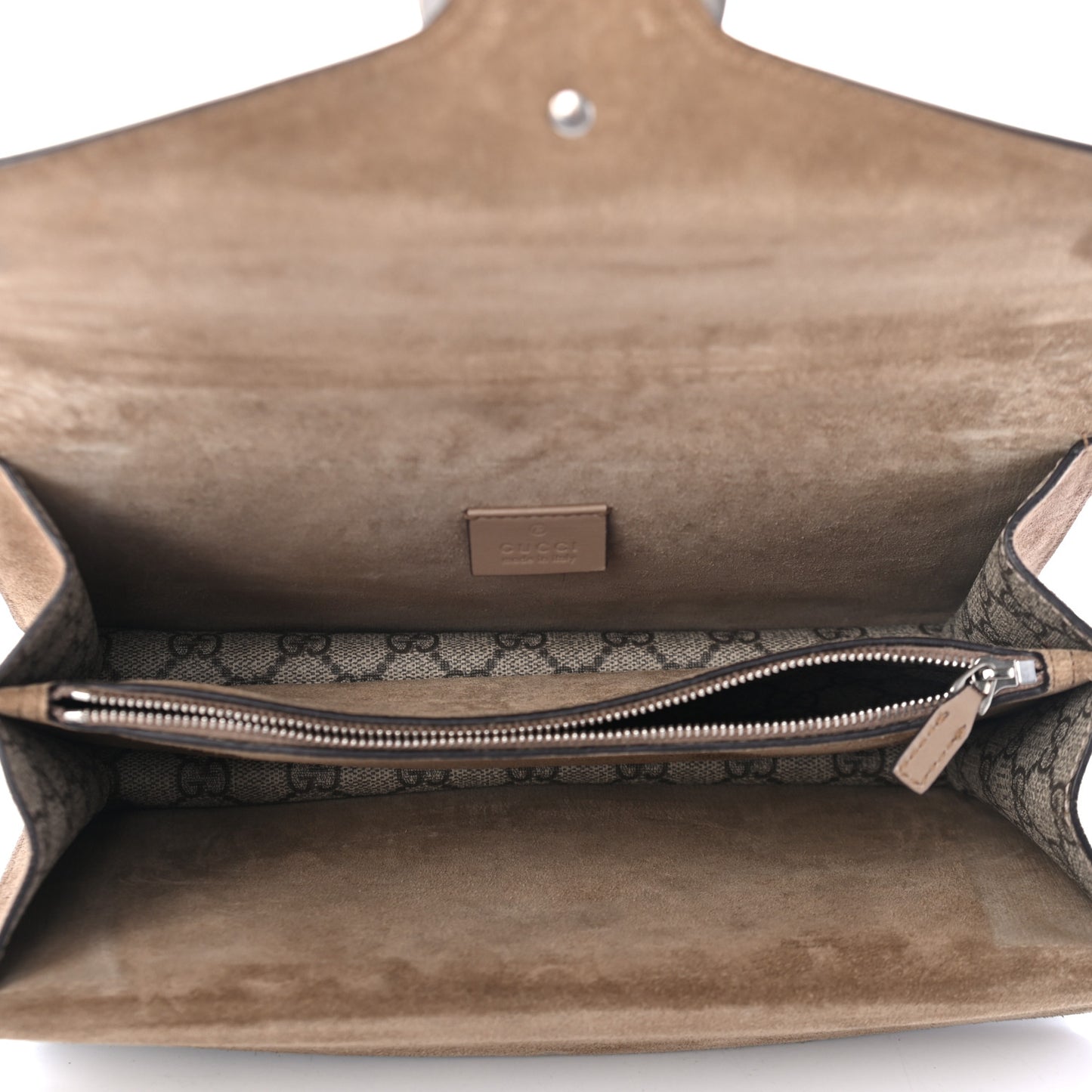 GG Supreme Monogram Small Dionysus Shoulder Bag Taupe