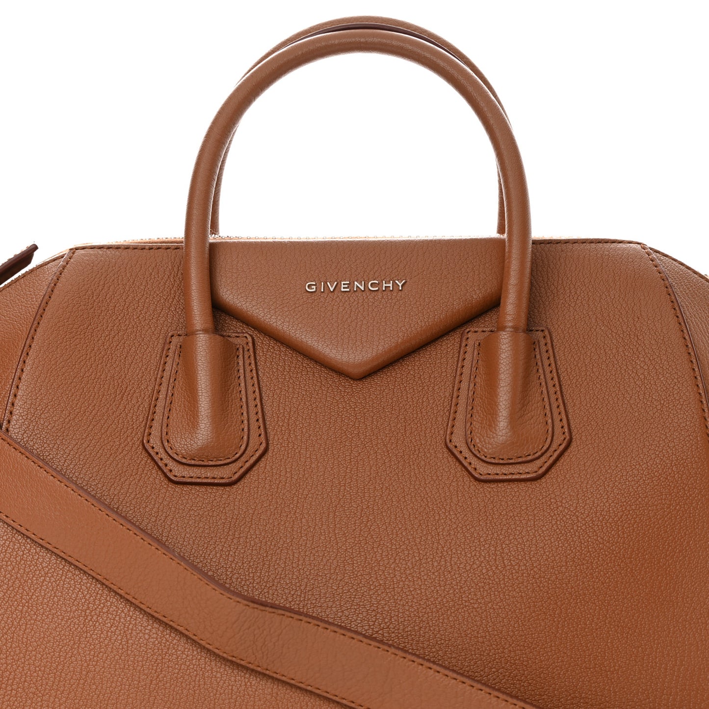 Sugar Goatskin Medium Antigona Cognac