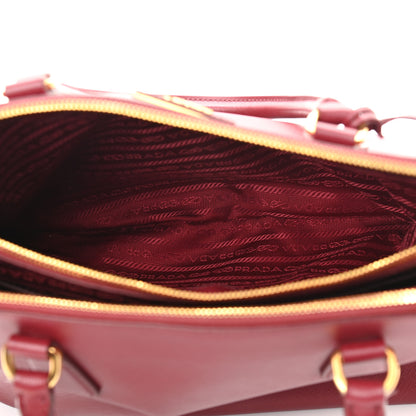 Prada Saffiano Lux Medium Tote Cerise 5 of 13