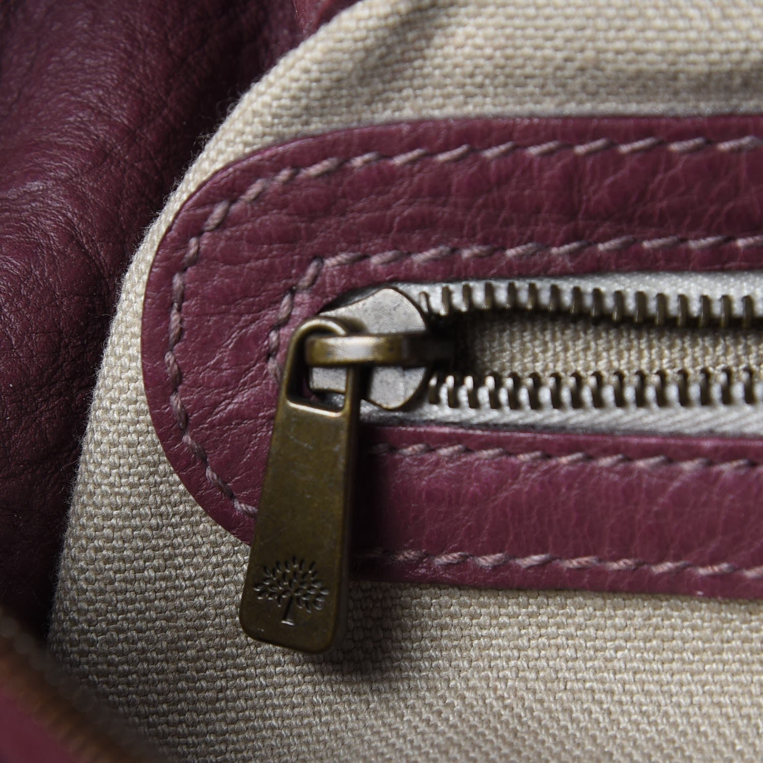 Mulberry Matt Glove Kiera Hobo Mauve 7 of 8