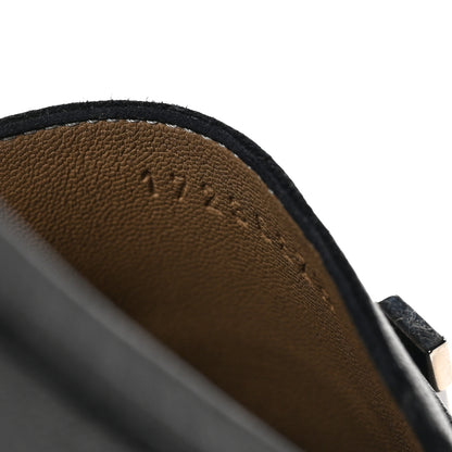 Hermes Goatskin Mens Paris Loafers 44 Black 8 of 8