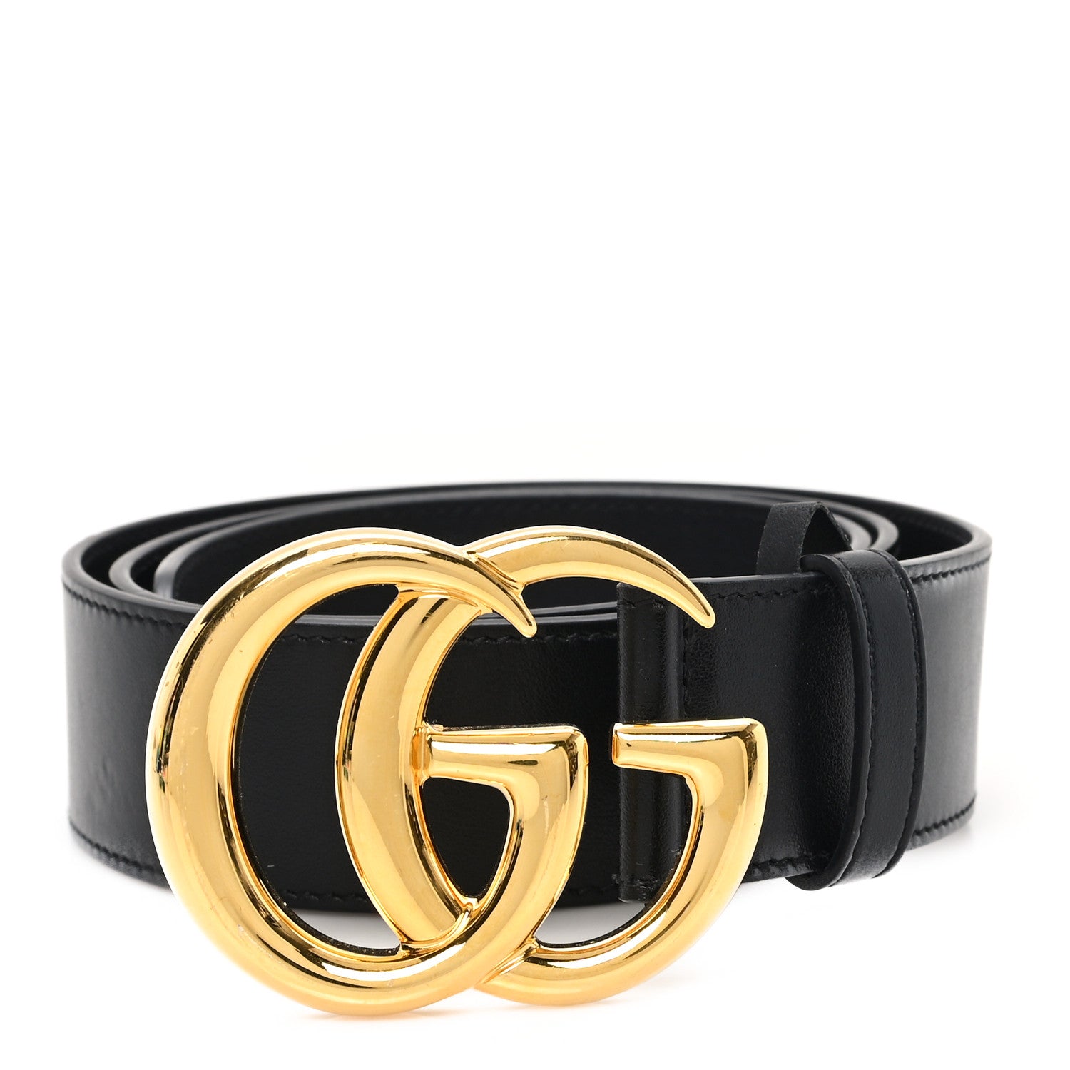 Gucci Calfskin Double G 40mm Belt 90 36 Black 1 of 5