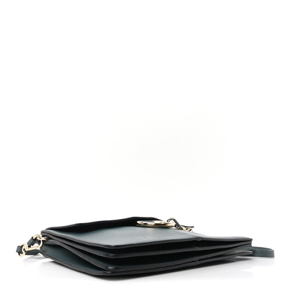 Chloe Suede Calfskin Medium Faye Shoulder Bag Cloudy Blue 4 of 9