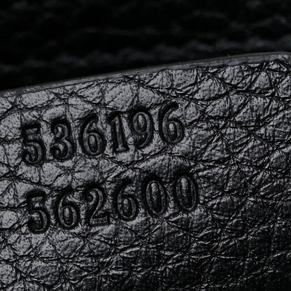 Gucci Pebbled Calfskin Medium Soho Chain Shoulder Bag Black 6 of 10