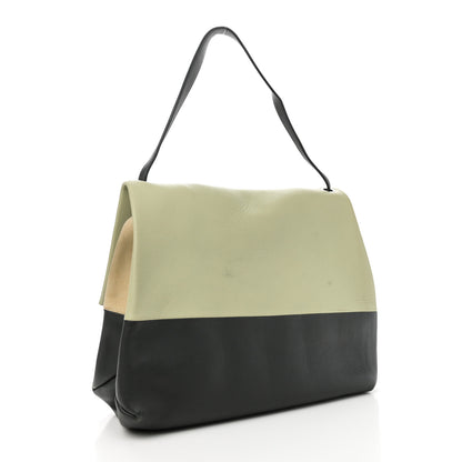 Celine Calfskin Suede All Soft Shoulder Bag Pistachio 3 of 9
