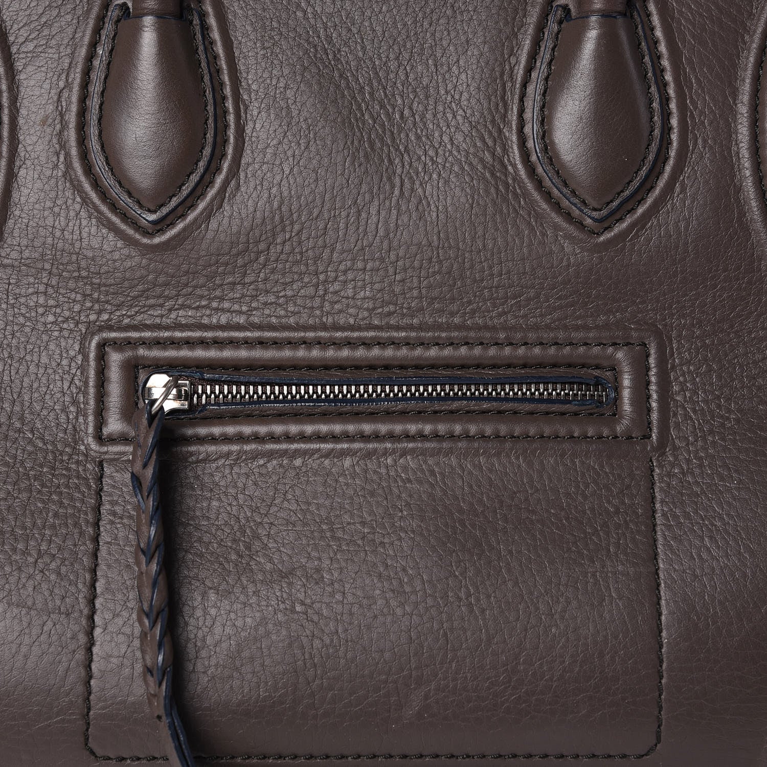 Celine Supple Calfskin Medium Phantom Luggage Anthracite 9 of 17
