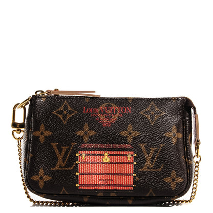 Louis Vuitton Monogram Trunks and Locks Mini Pochette Accessories 1 of 6