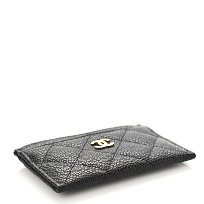 Chanel Caviar Quilted Card Holder Black 4 of 10