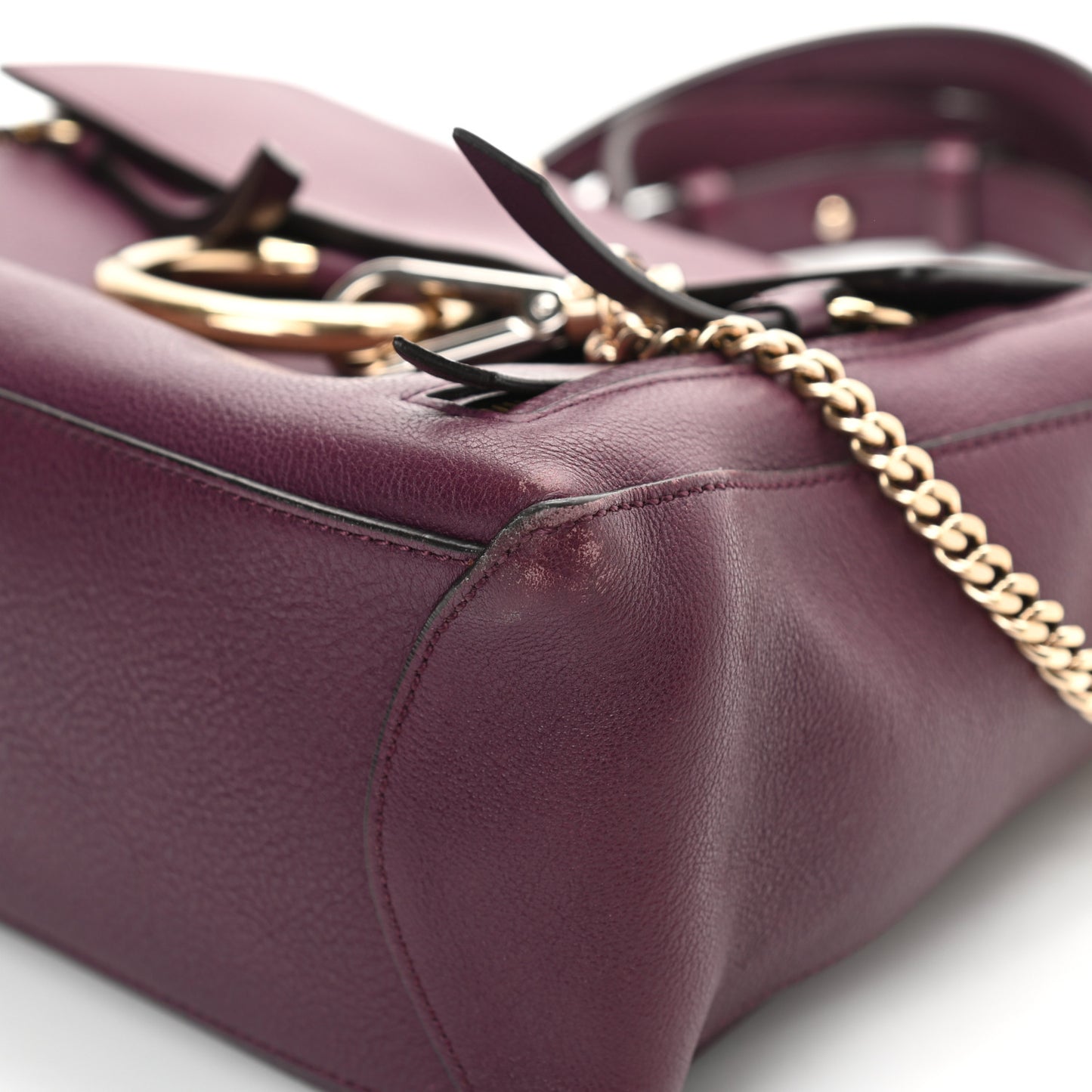 Calfskin Small Faye Day Shoulder Bag Intense Violine