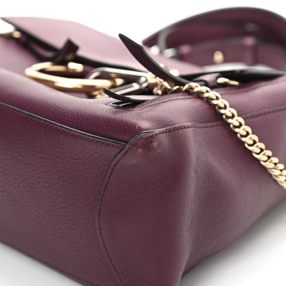 Chloe Calfskin Small Faye Day Shoulder Bag Intense Violine 9 of 17