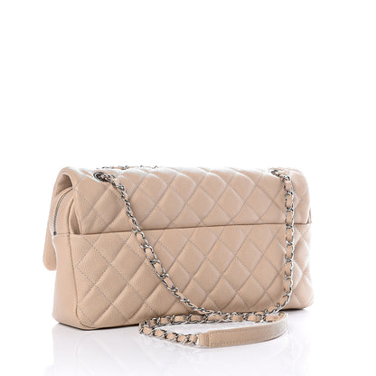 Chanel Caviar Quilted Jumbo Easy Flap Beige 2 of 10