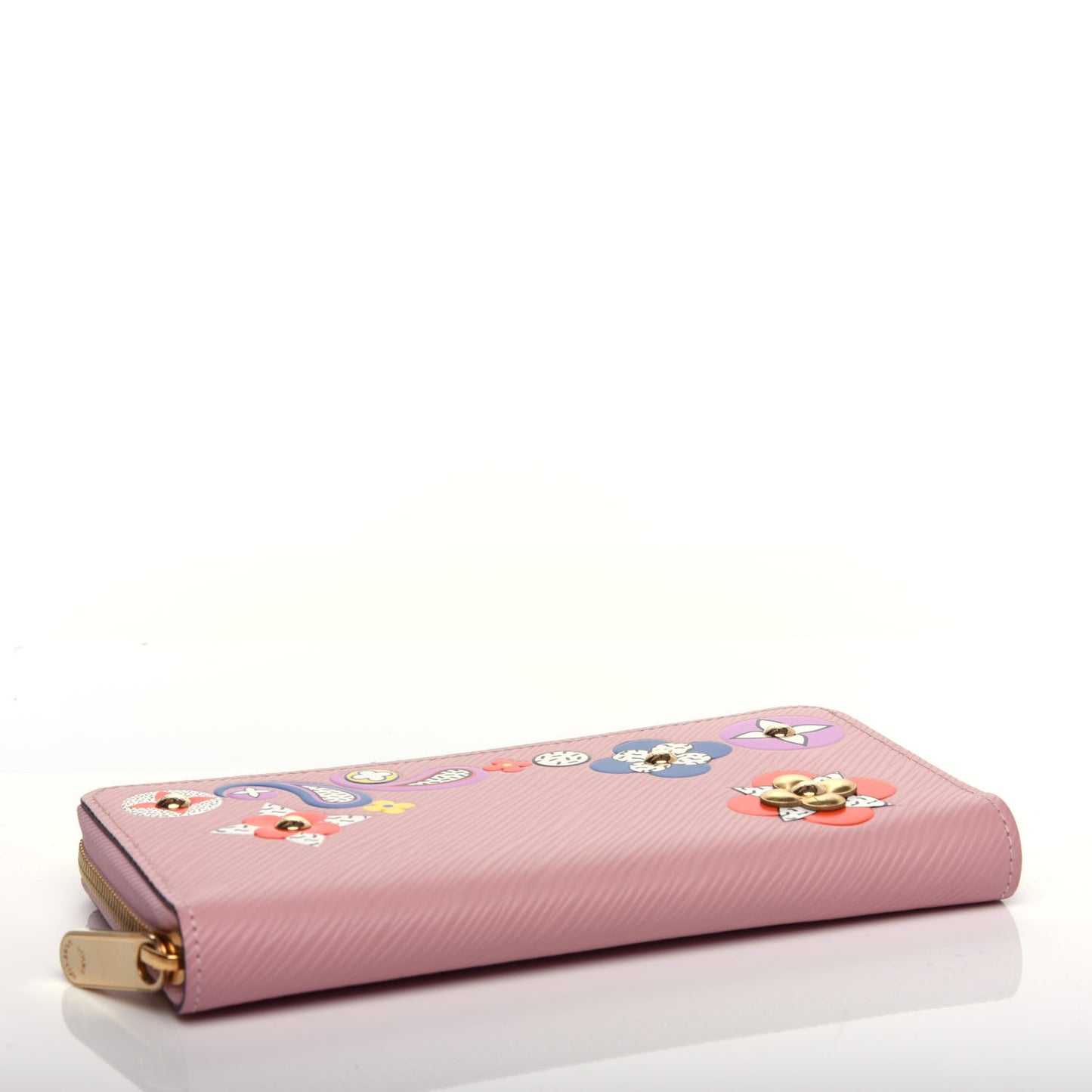 Epi Blooming Flowers Zippy Wallet Rose Ballerine