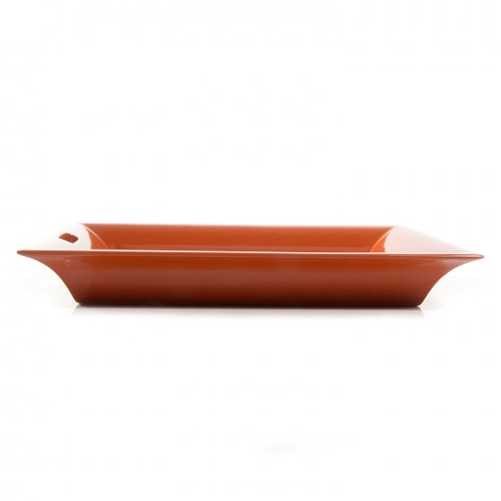 Lacquered Wood Chamonix Chakor PM Change Tray Orange