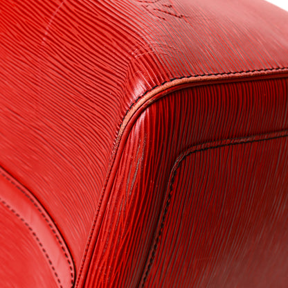 Louis Vuitton Epi Keepall 55 Castillan Red 12 of 21