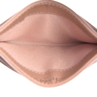 Chanel Goatskin Camellia Embossed Card Holder Light Pink 5 of 9