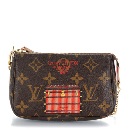 Louis Vuitton Monogram Trunks and Locks Mini Pochette Accessories 1 of 7