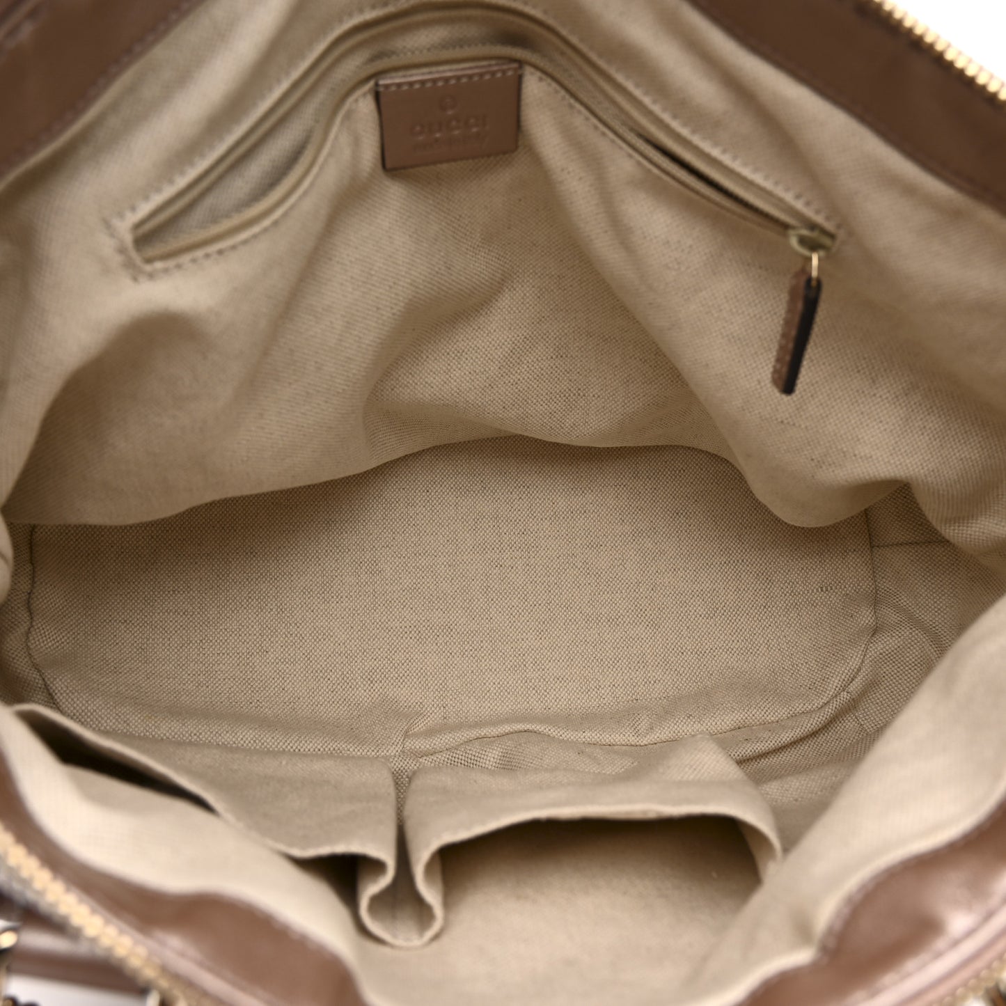 Metallic Microguccissima Medium Sukey Top Handle Bag Dark Cipria