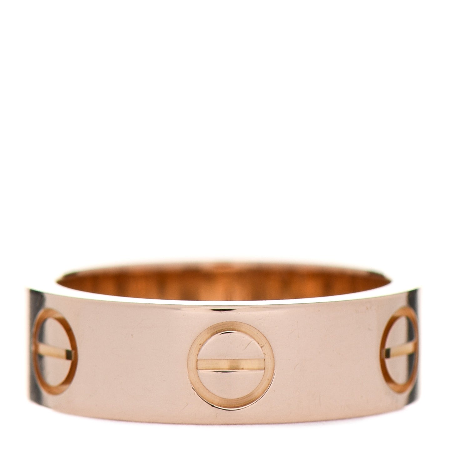 18K Pink Gold 5.5mm LOVE Ring 49 4.75