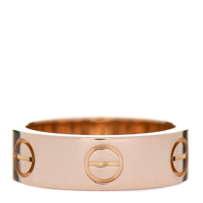 Cartier 18K Pink Gold 5.5mm LOVE Ring 49 4.75 3 of 4