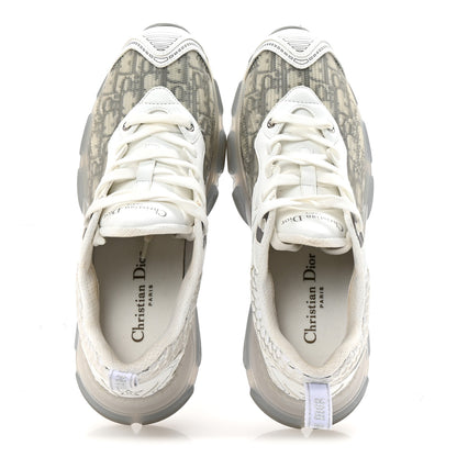 Christian Dior Technical Fabric Rubber Oblique Dior Vibe Sneakers 38 Gray 2 of 9