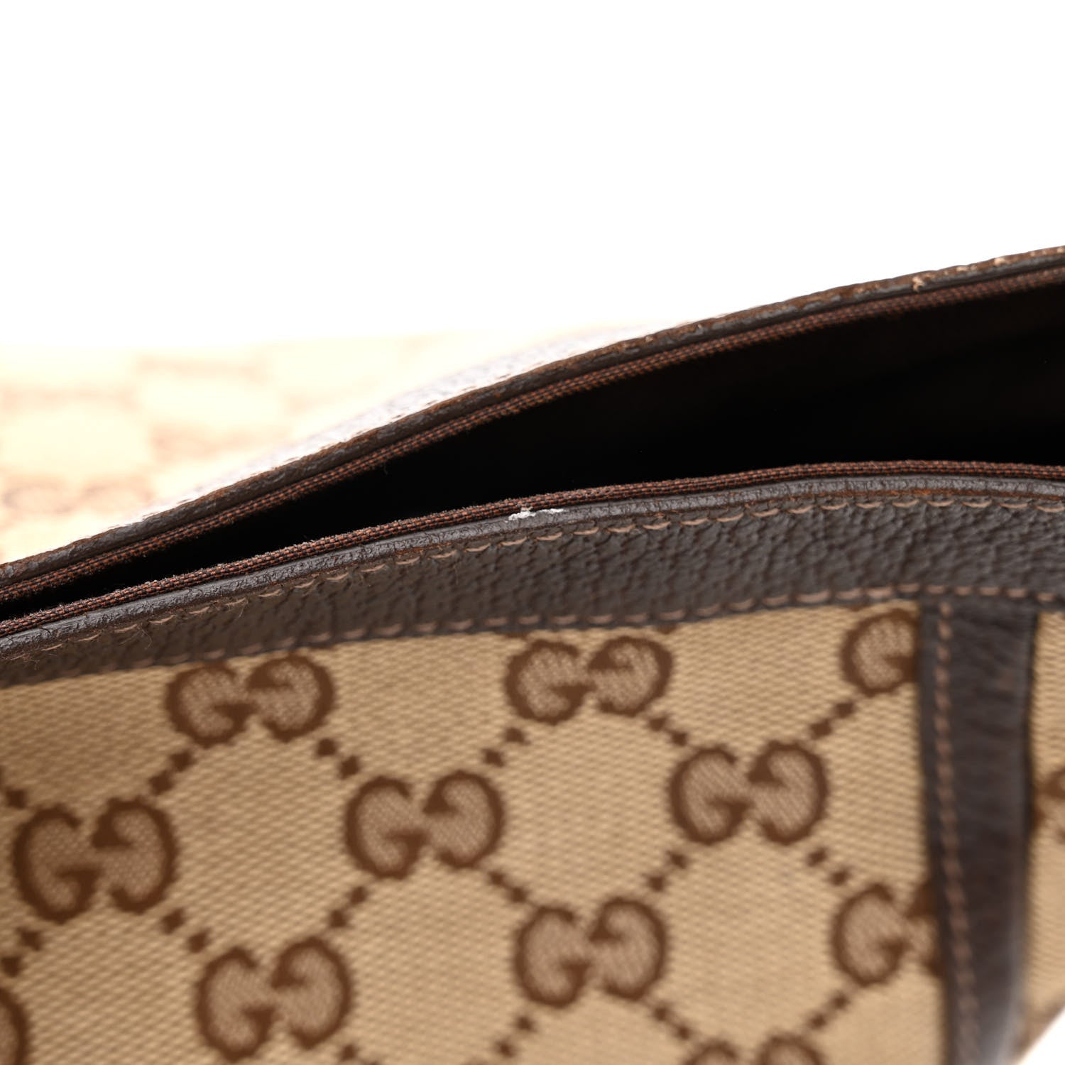 Gucci Monogram Large Abbey Tote Dark Brown 13 of 13