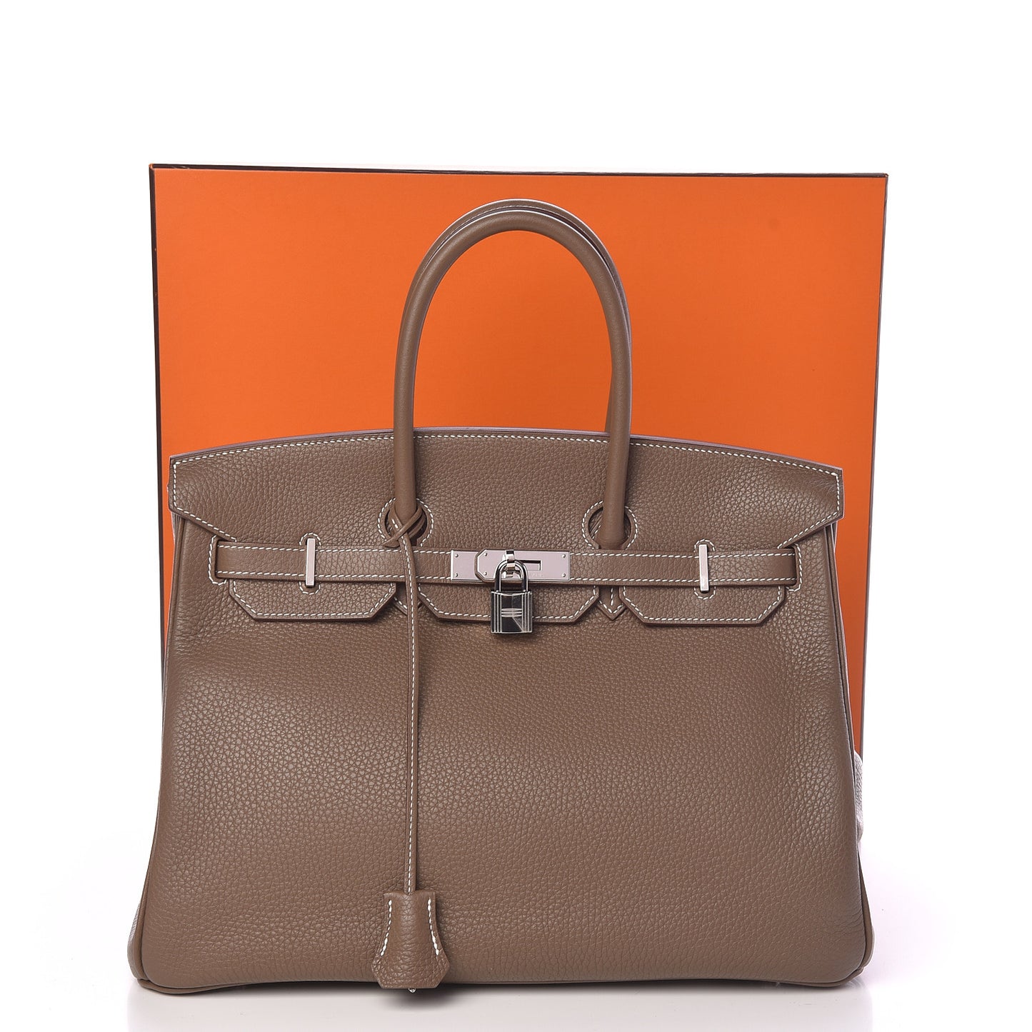 Taurillon Clemence Birkin 35 Etoupe
