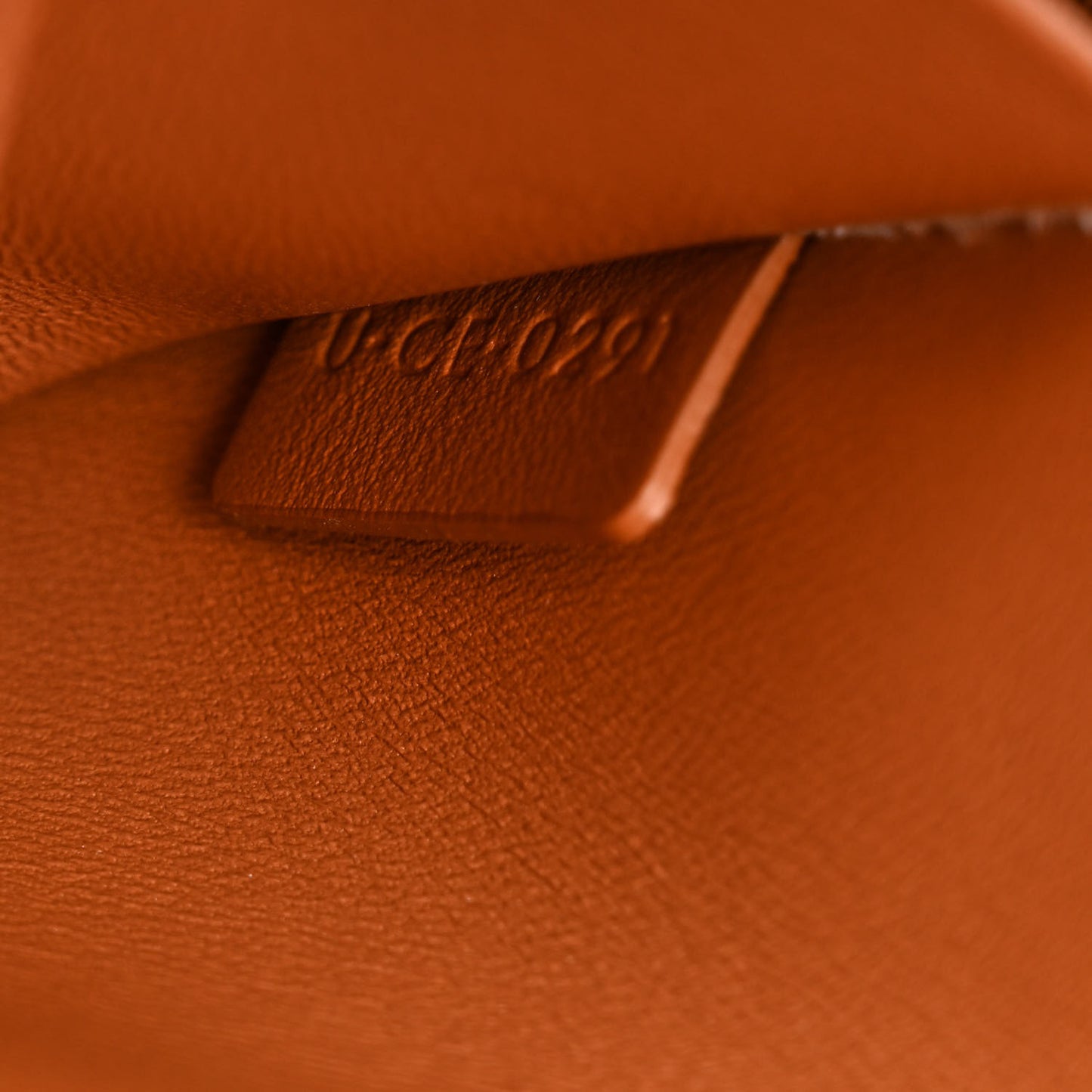 Natural Calfskin Triomphe Shoulder Bag Tan
