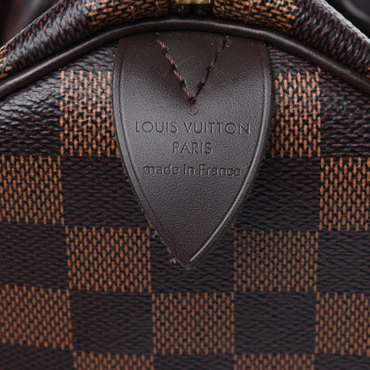 Louis Vuitton Damier Ebene Speedy 30 6 of 14