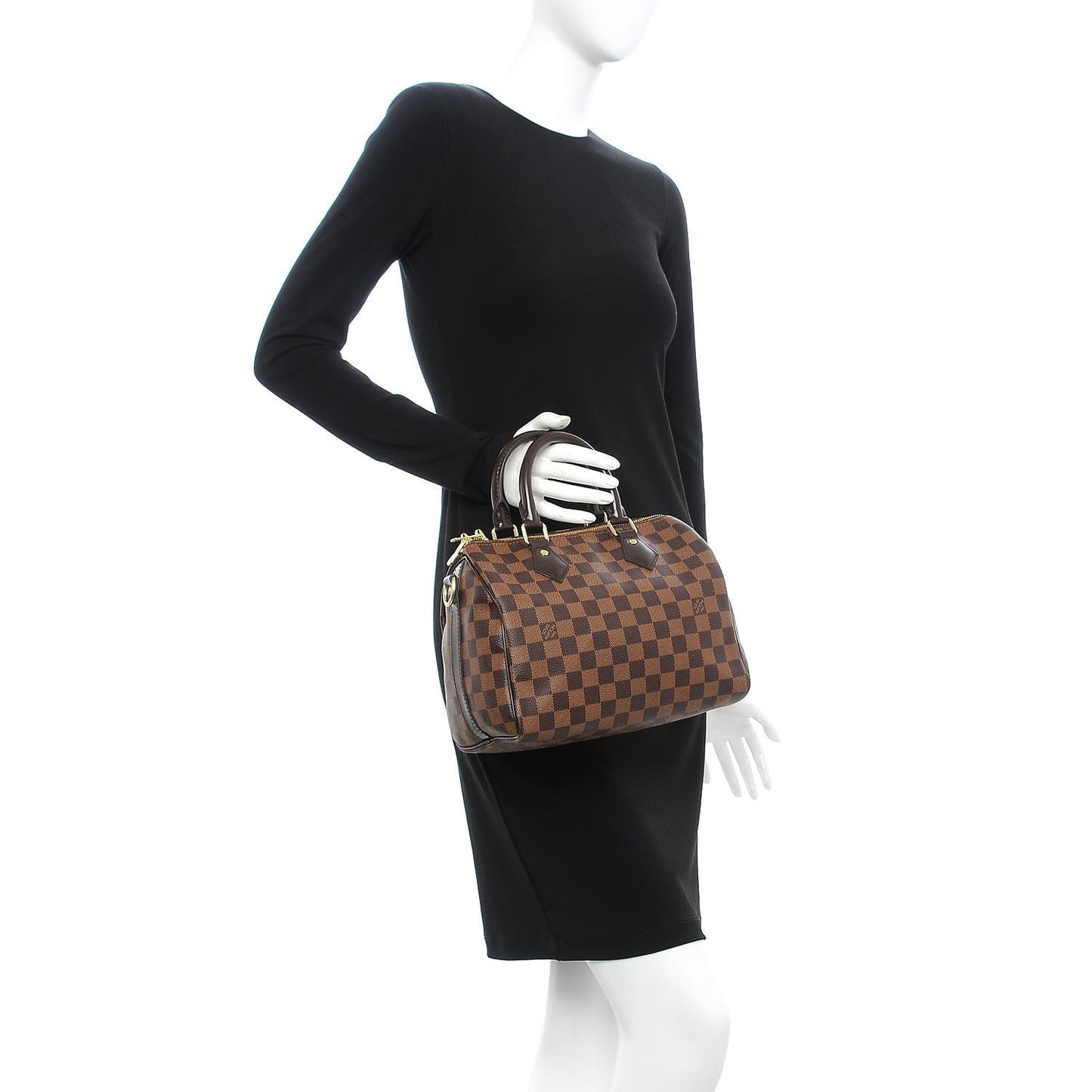 Damier Ebene Speedy Bandouliere 25