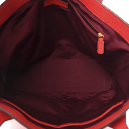 Marc Jacobs Pebbled Calfskin Shopping Tote Red 5 of 10