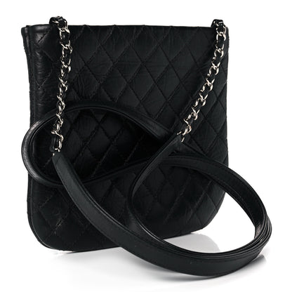 Chanel Aged Calfskin Quilted Crossbody Bag Black 2 of 11