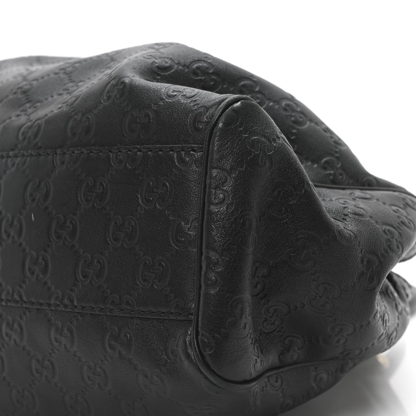 Guccissima Medium Sukey Tote Black