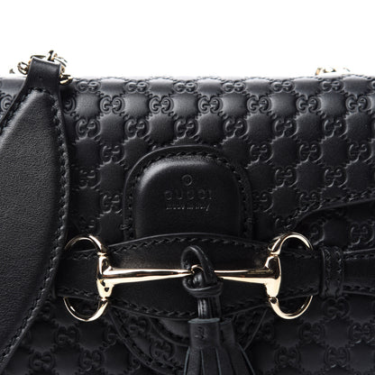 Gucci Microguccissima Mini Emily Shoulder Bag Black 10 of 10