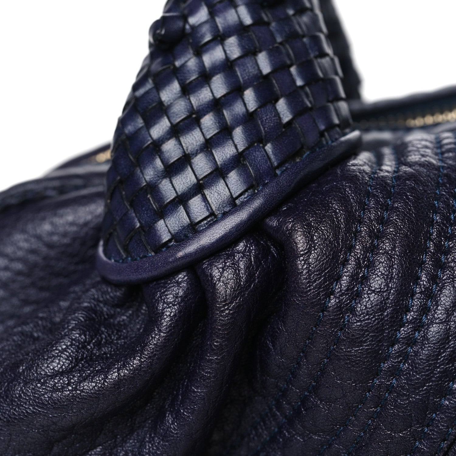 Fendi Nappa Nuvolata Spy Bowler Blueberry 14 of 14