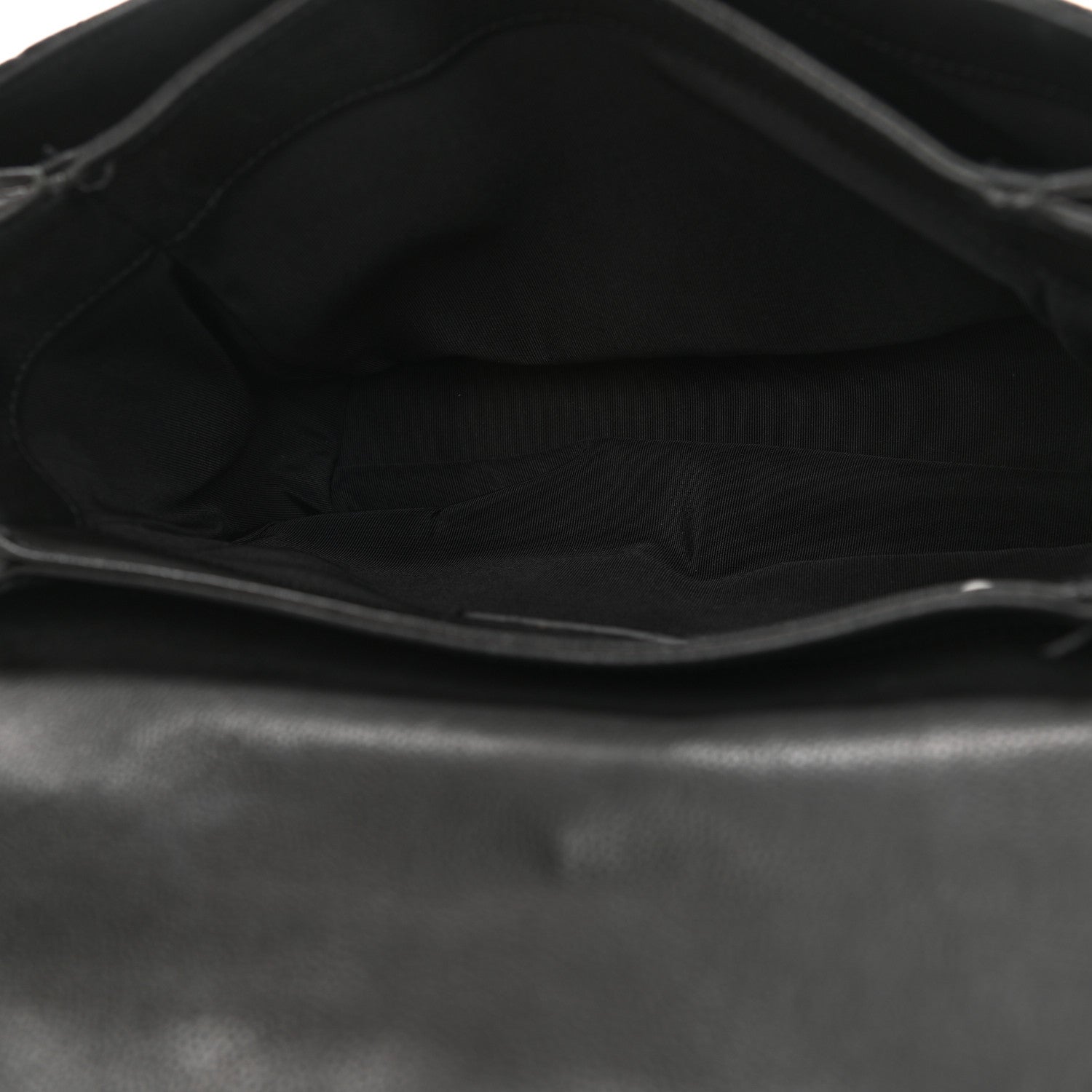 Chanel Caviar Quilted Medium Rock In Rome Single Flap Black 5 of 12