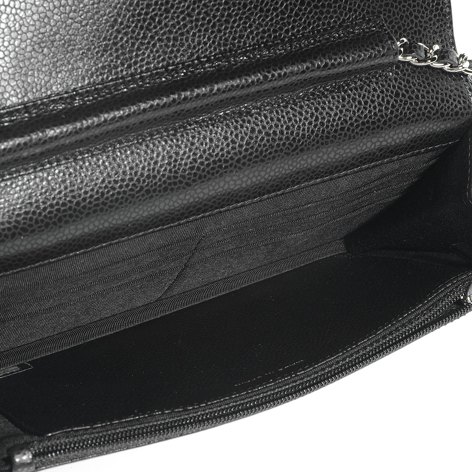 Chanel Caviar Wallet on Chain WOC Black 5 of 8