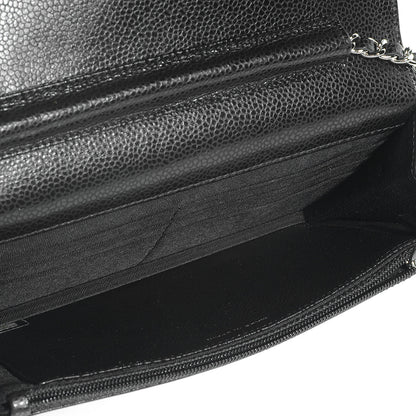 Chanel Caviar Wallet on Chain WOC Black 5 of 8