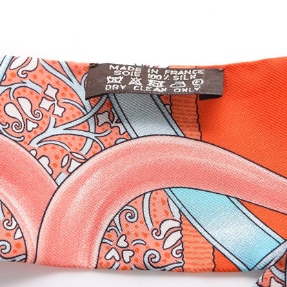 Hermes Silk Grand Manege Fleuri Twilly 3 of 5