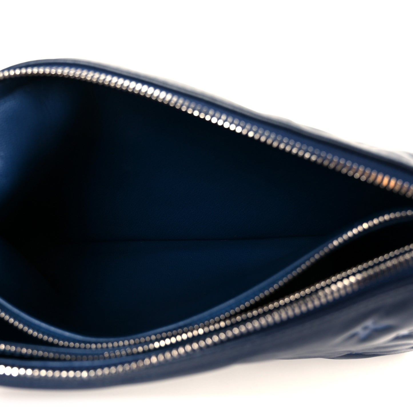 Lambskin Embossed Monogram Coussin PM Navy