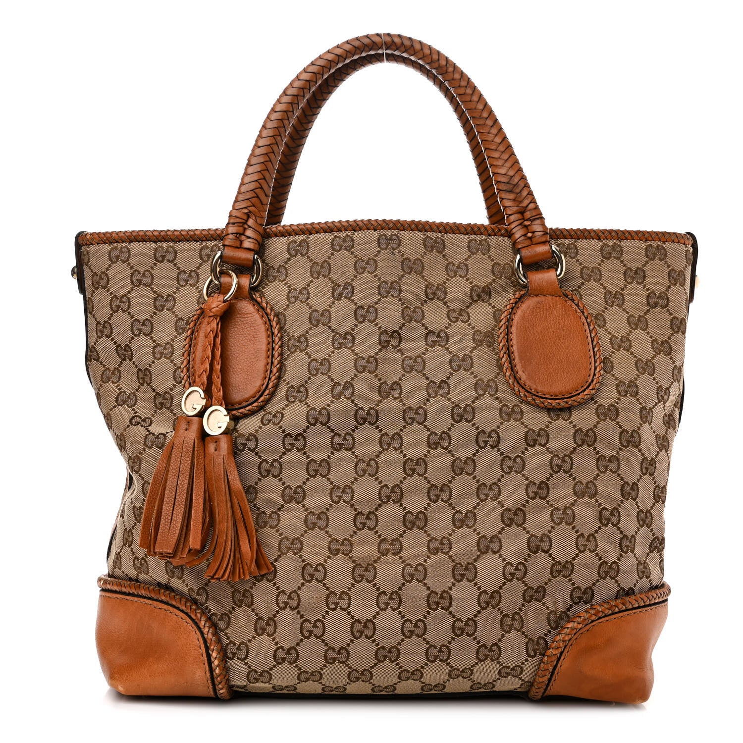 Gucci Monogram Medium Marrakech Tote Tan 1 of 14