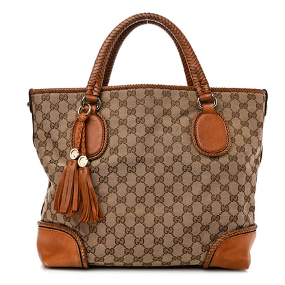 Gucci Monogram Medium Marrakech Tote Tan 1 of 14