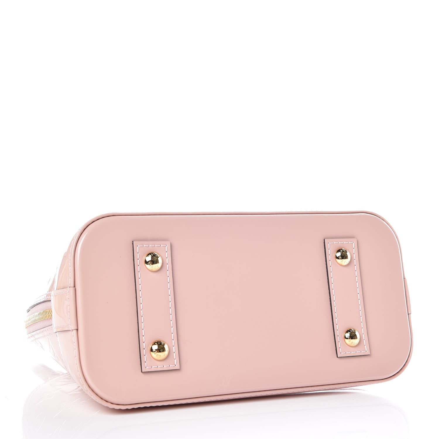 Louis Vuitton Vernis Flowers Alma BB Rose Ballerine 4 of 6